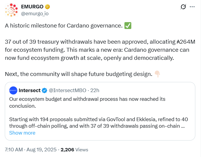 cardano news