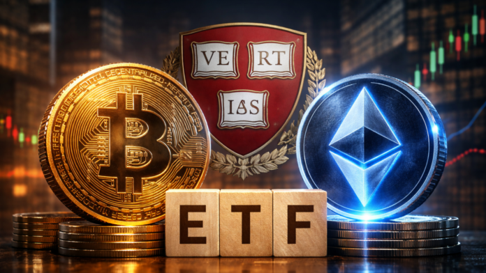 Harvard Cuts Bitcoin ETF Holdings, Makes First Ether ETF Bet