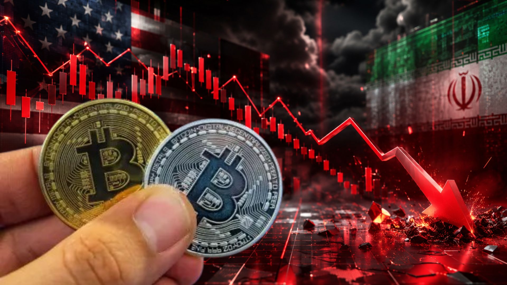 Crypto Market Crash: Liquidations Hit $928 Million As US-Iran War Escalates