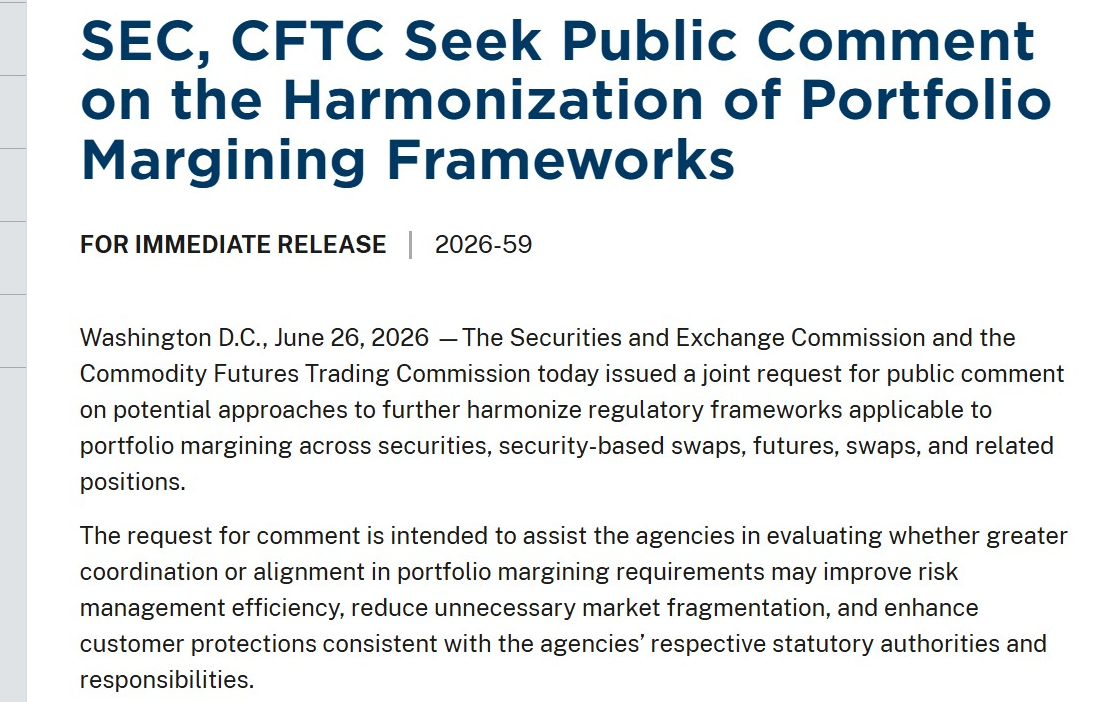 Crypto News: SEC and CFTC Seek Public Input on Crypto Derivatives Rules
